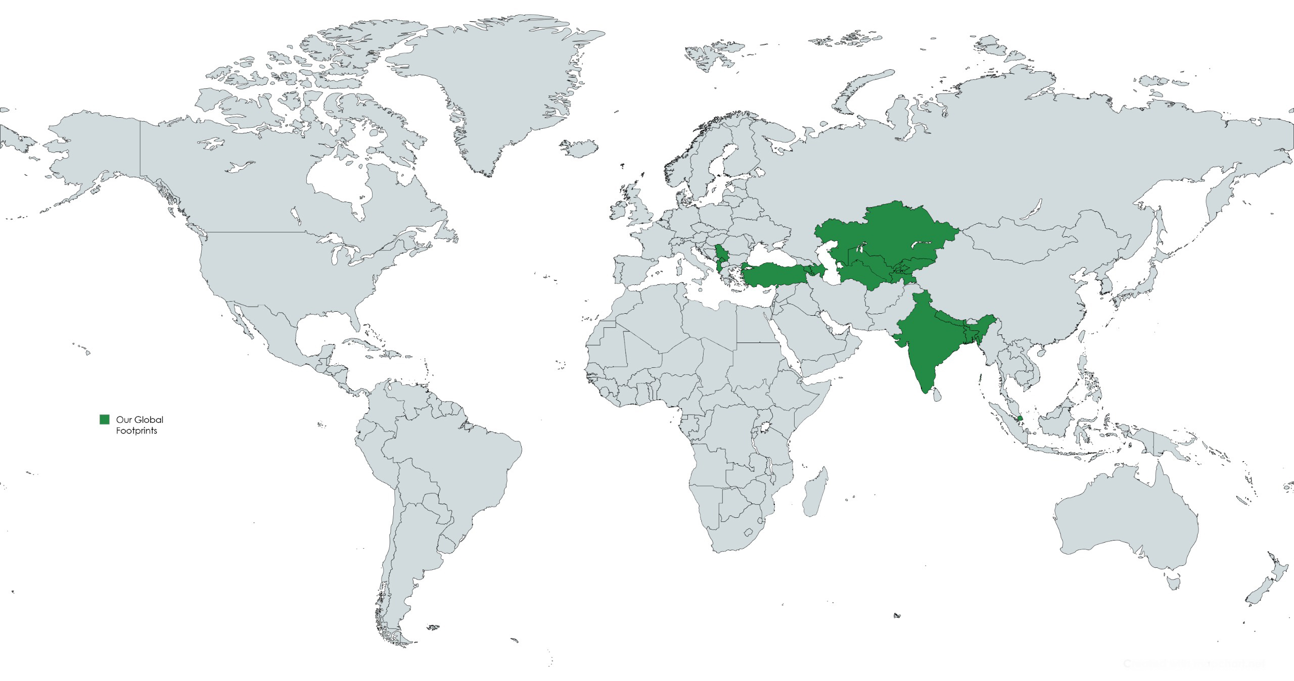 Global Presence Map